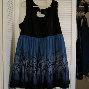 Alice in Wonderland corset top dress